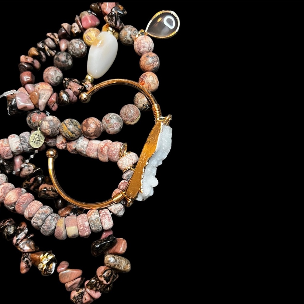 Dylan Women’s Rhodonite Elyse 5 piece bracelet set - Picture 3 of 3
